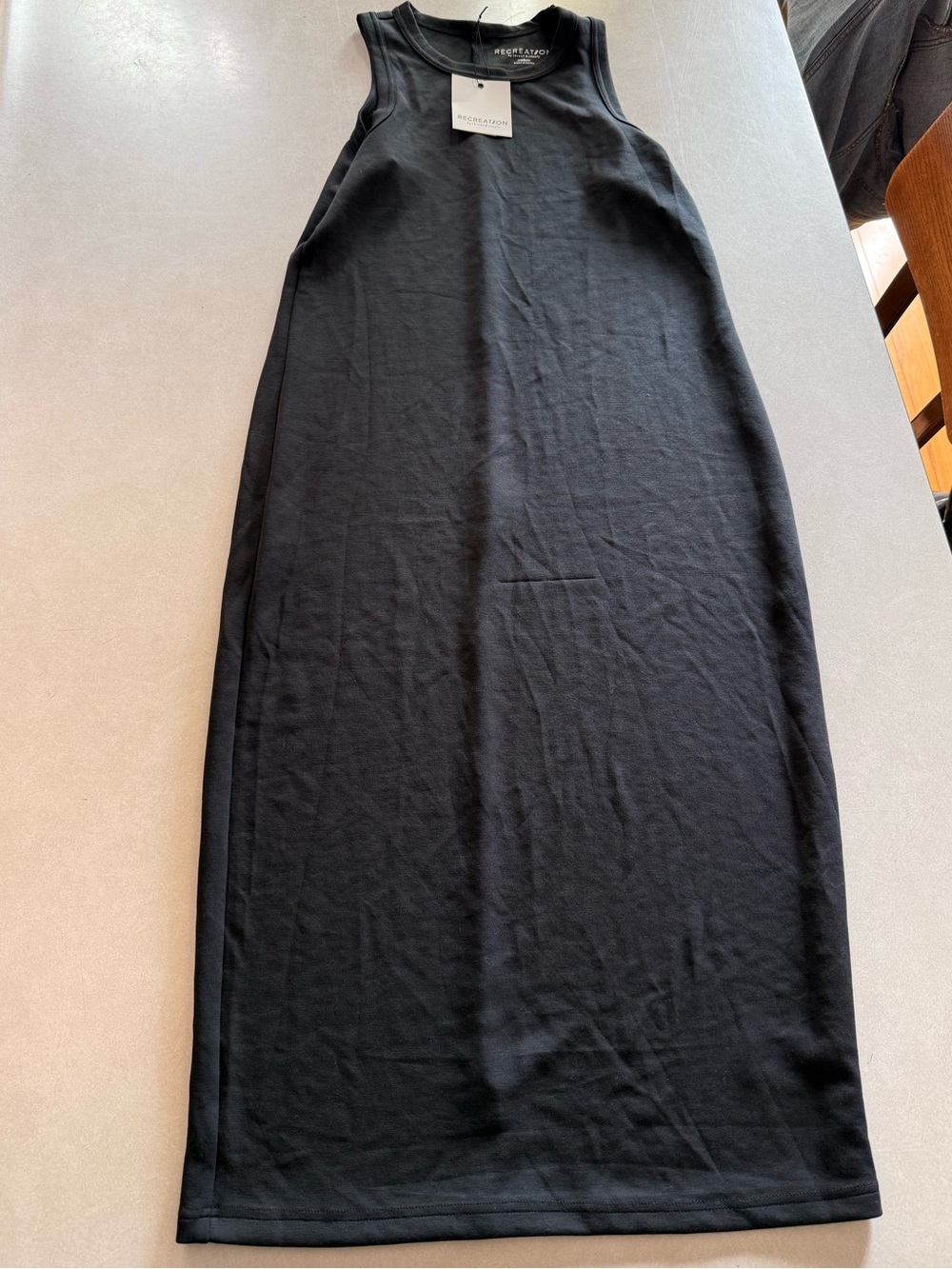 NWT Recreation by Thread & Supply Black Tank Maxi Dress